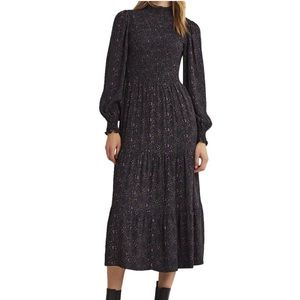 Boden smocked maxi dress size 6